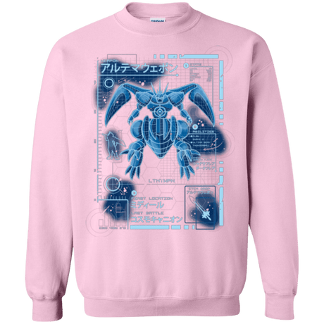 Sweatshirts Light Pink / Small ULTIMATE BLUE PRINT Crewneck Sweatshirt
