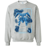 Sweatshirts Sport Grey / Small ULTIMATE BLUE PRINT Crewneck Sweatshirt