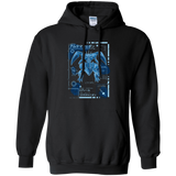 Sweatshirts Black / Small ULTIMATE BLUE PRINT Pullover Hoodie