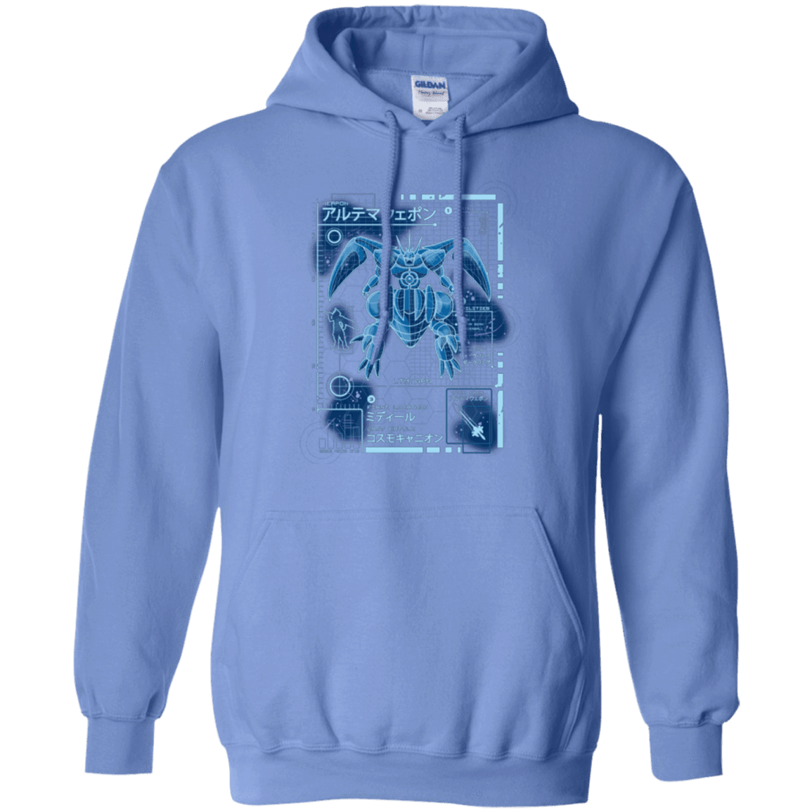 Sweatshirts Carolina Blue / Small ULTIMATE BLUE PRINT Pullover Hoodie