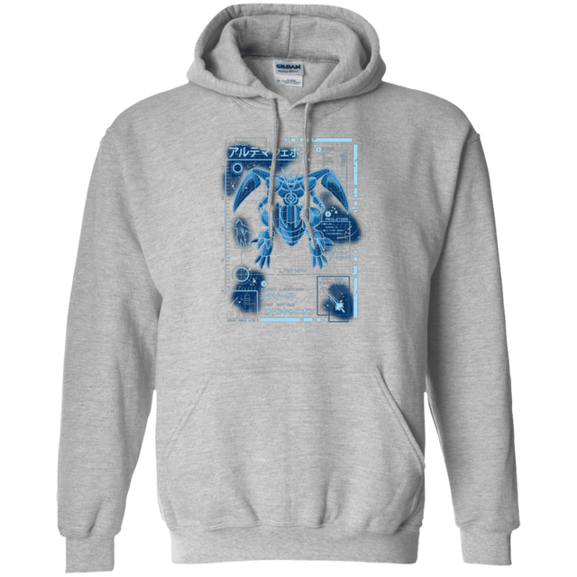 Sweatshirts Sport Grey / Small ULTIMATE BLUE PRINT Pullover Hoodie