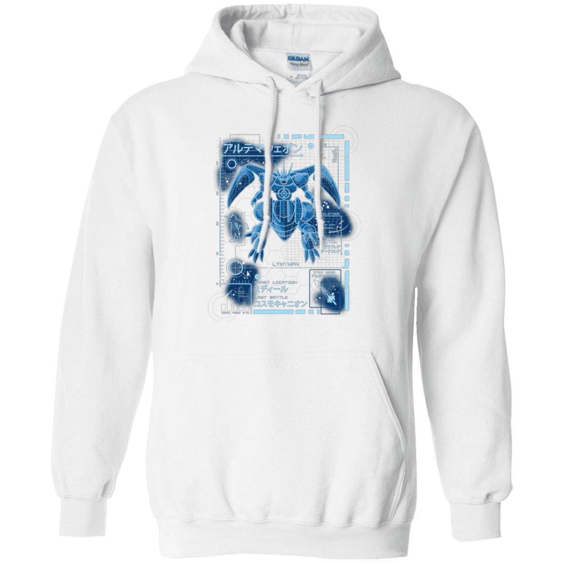 Sweatshirts White / Small ULTIMATE BLUE PRINT Pullover Hoodie