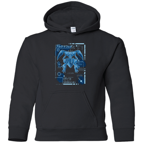 Sweatshirts Black / YS ULTIMATE BLUE PRINT Youth Hoodie