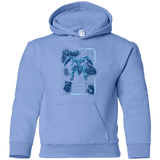 Sweatshirts Carolina Blue / YS ULTIMATE BLUE PRINT Youth Hoodie