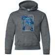 Sweatshirts Dark Heather / YS ULTIMATE BLUE PRINT Youth Hoodie