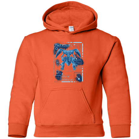 Sweatshirts Orange / YS ULTIMATE BLUE PRINT Youth Hoodie