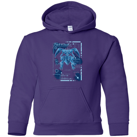 Sweatshirts Purple / YS ULTIMATE BLUE PRINT Youth Hoodie