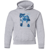 Sweatshirts Sport Grey / YS ULTIMATE BLUE PRINT Youth Hoodie