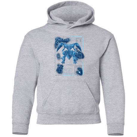 Sweatshirts Sport Grey / YS ULTIMATE BLUE PRINT Youth Hoodie