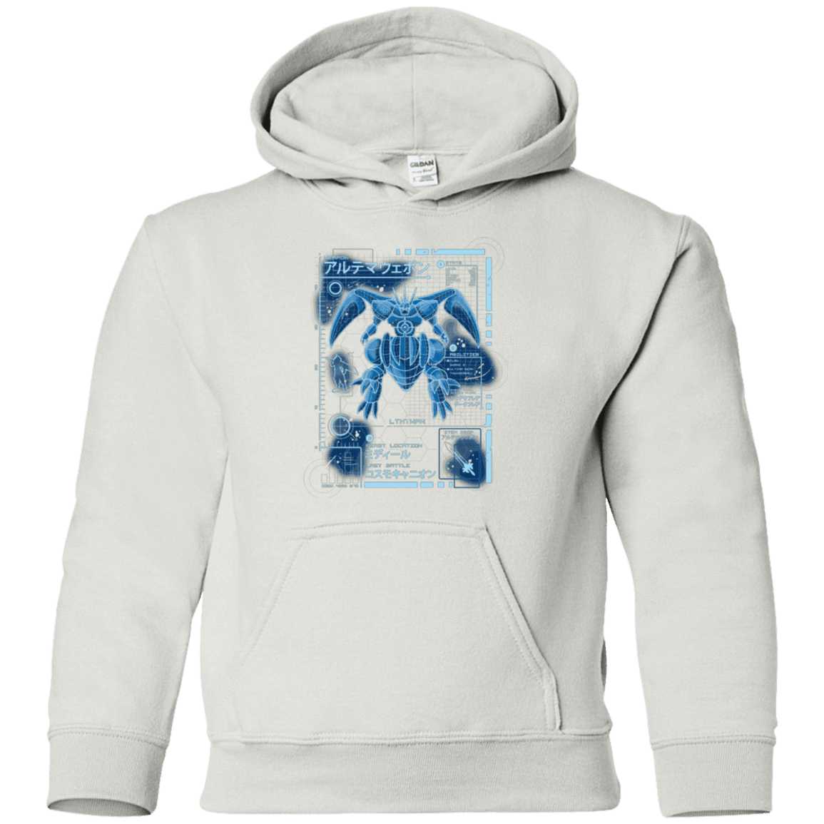 Sweatshirts White / YS ULTIMATE BLUE PRINT Youth Hoodie