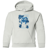 Sweatshirts White / YS ULTIMATE BLUE PRINT Youth Hoodie