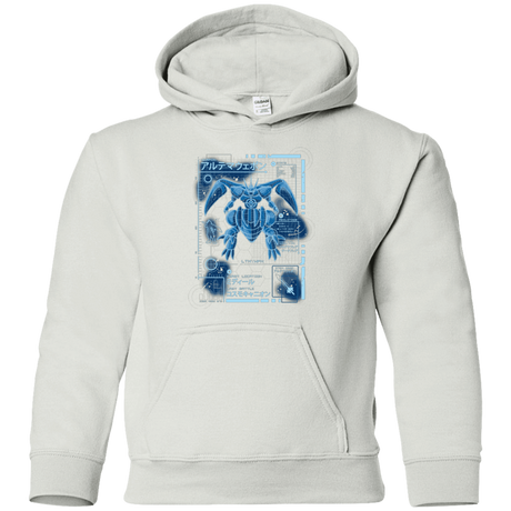 Sweatshirts White / YS ULTIMATE BLUE PRINT Youth Hoodie