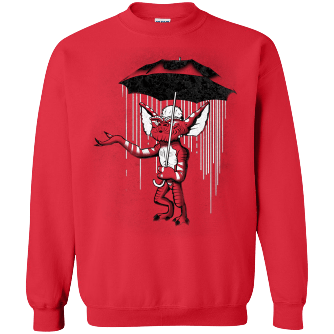 Sweatshirts Red / Small Umbrella Banksy Crewneck Sweatshirt