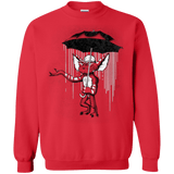 Sweatshirts Red / Small Umbrella Banksy Crewneck Sweatshirt