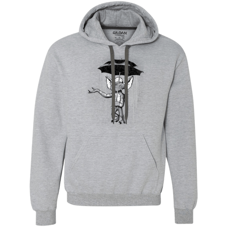 Sweatshirts Sport Grey / Small Umbrella Banksy Premium Fleece Hoodie