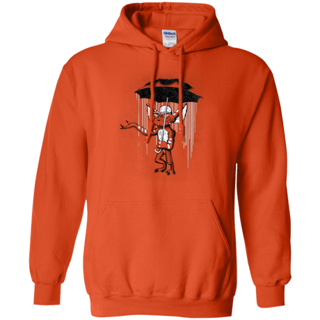 Sweatshirts Orange / Small Umbrella Banksy Pullover Hoodie