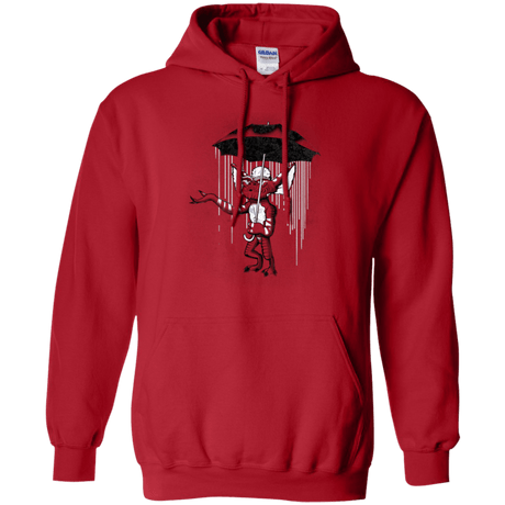 Sweatshirts Red / Small Umbrella Banksy Pullover Hoodie