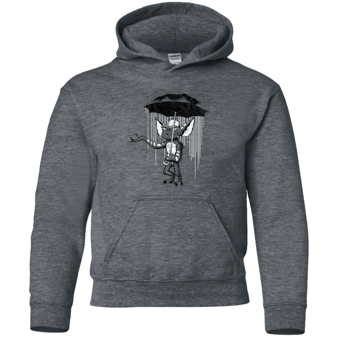 Sweatshirts Dark Heather / YS Umbrella Banksy Youth Hoodie