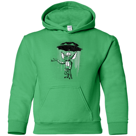Sweatshirts Irish Green / YS Umbrella Banksy Youth Hoodie