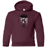 Sweatshirts Maroon / YS Umbrella Banksy Youth Hoodie