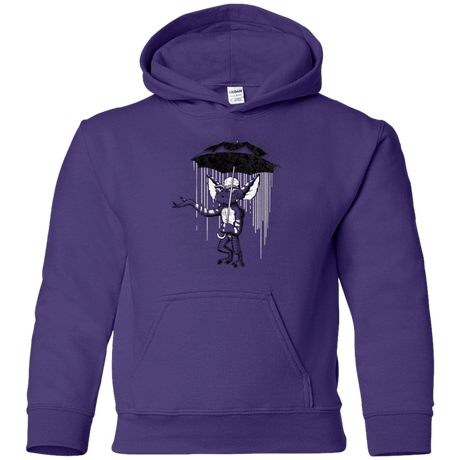 Sweatshirts Purple / YS Umbrella Banksy Youth Hoodie