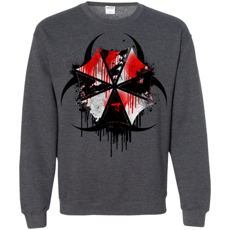 Sweatshirts Dark Heather / S Umbrella Corp Crewneck Sweatshirt