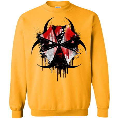 Sweatshirts Gold / S Umbrella Corp Crewneck Sweatshirt