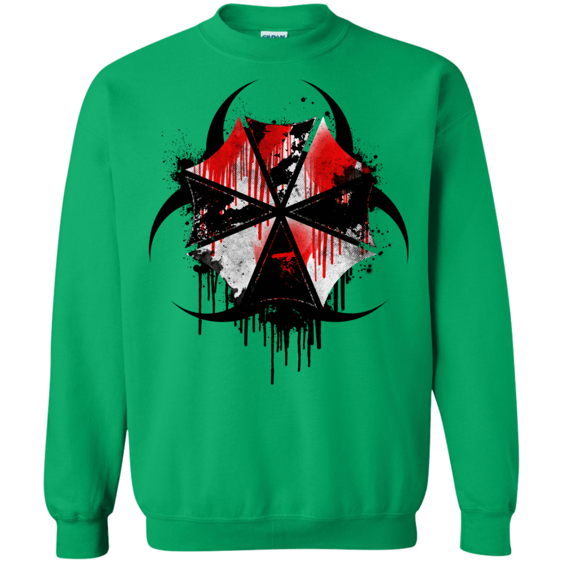 Sweatshirts Irish Green / S Umbrella Corp Crewneck Sweatshirt