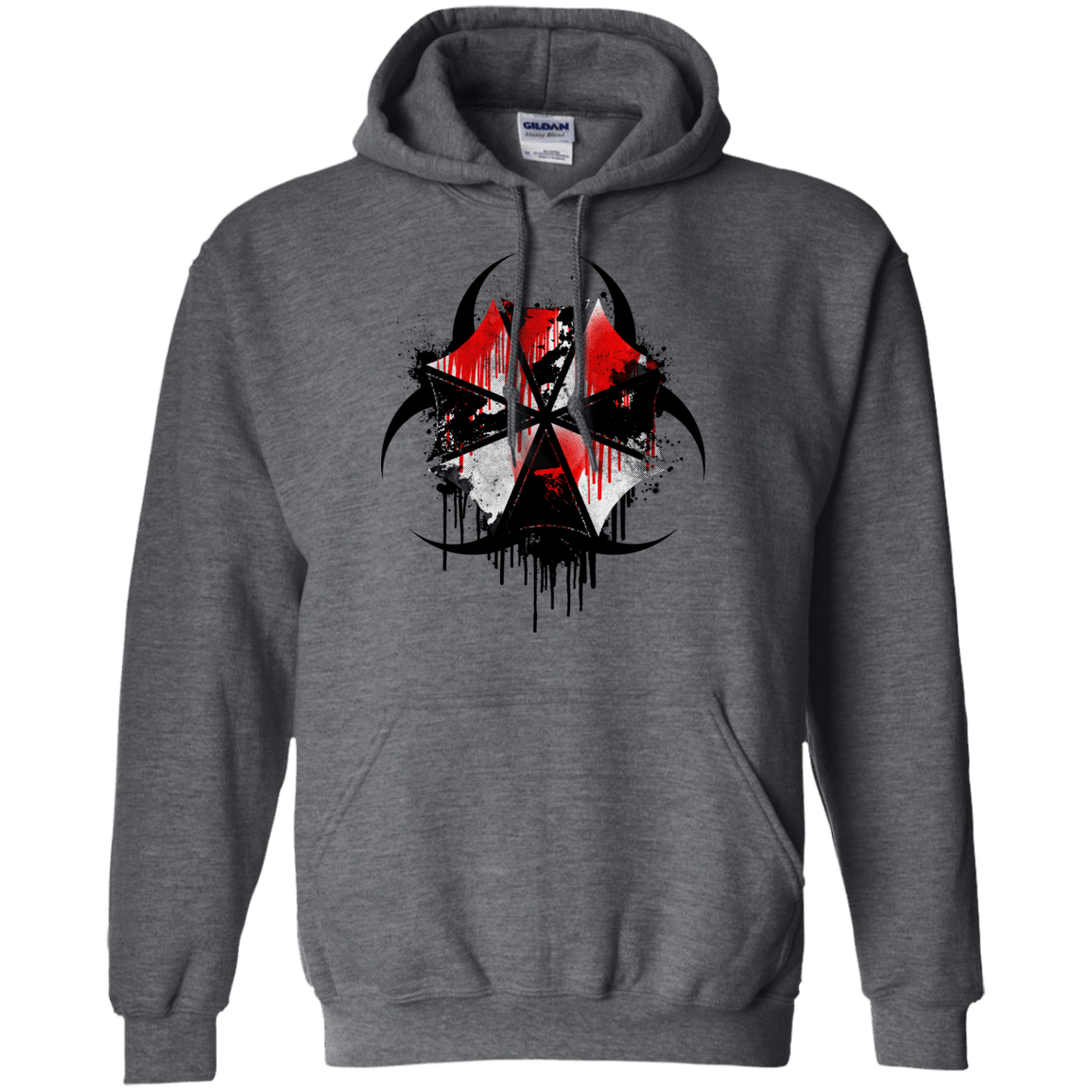Sweatshirts Dark Heather / S Umbrella Corp Pullover Hoodie