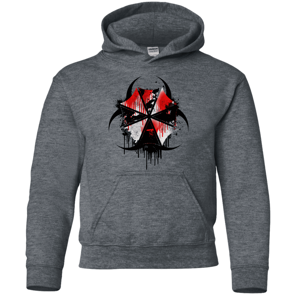 Sweatshirts Dark Heather / YS Umbrella Corp Youth Hoodie