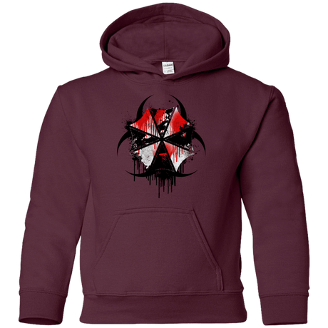 Sweatshirts Maroon / YS Umbrella Corp Youth Hoodie