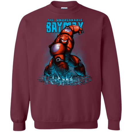 Sweatshirts Maroon / Small Unbreakable Hero Crewneck Sweatshirt