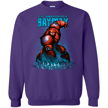 Sweatshirts Purple / Small Unbreakable Hero Crewneck Sweatshirt