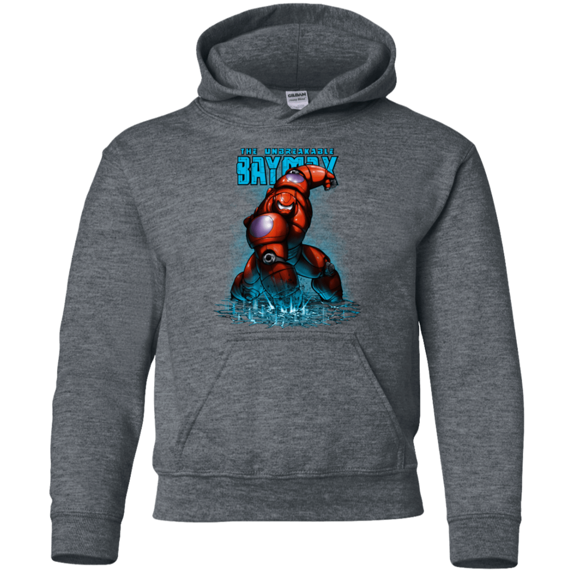Sweatshirts Dark Heather / YS Unbreakable Hero Youth Hoodie
