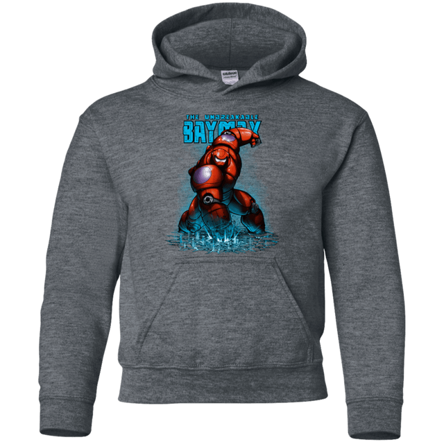 Sweatshirts Dark Heather / YS Unbreakable Hero Youth Hoodie