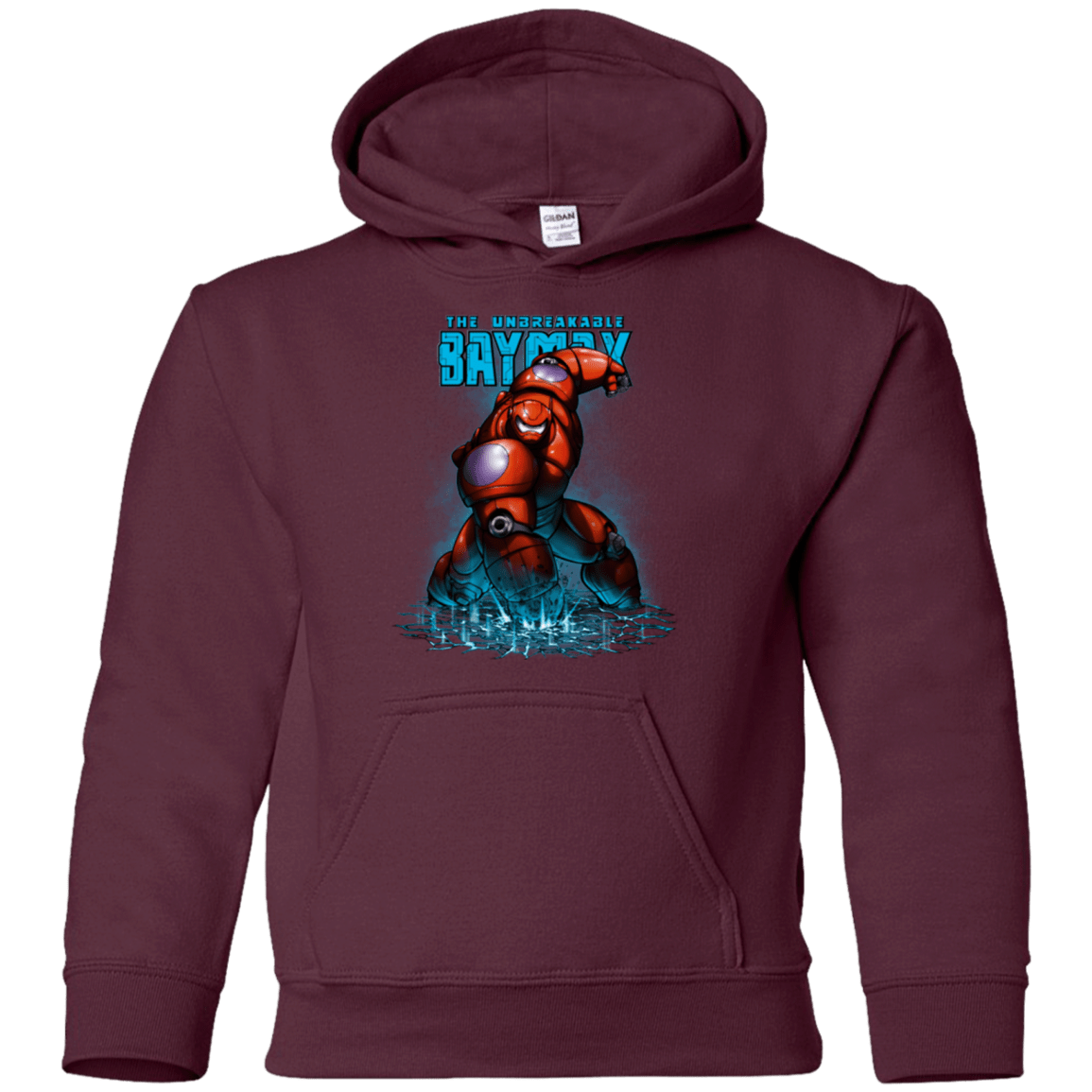 Sweatshirts Maroon / YS Unbreakable Hero Youth Hoodie