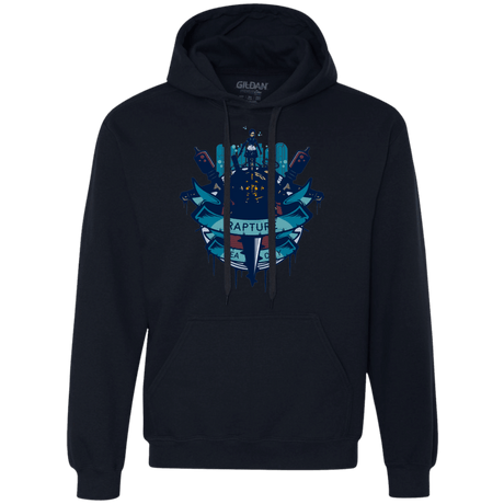 Sweatshirts Navy / S Under The Sea Premium Fleece Hoodie