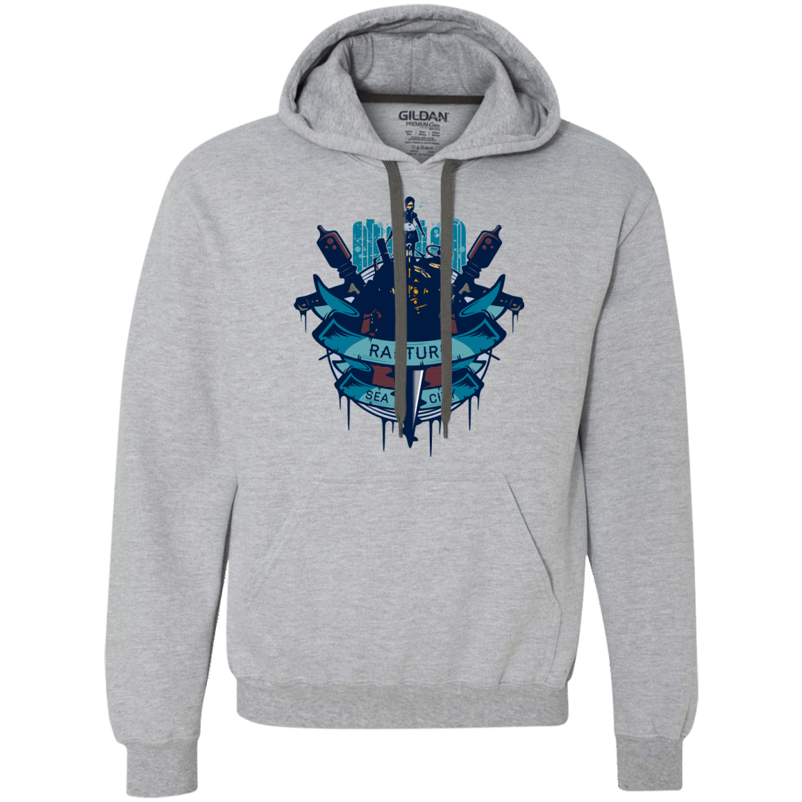 Sweatshirts Sport Grey / S Under The Sea Premium Fleece Hoodie