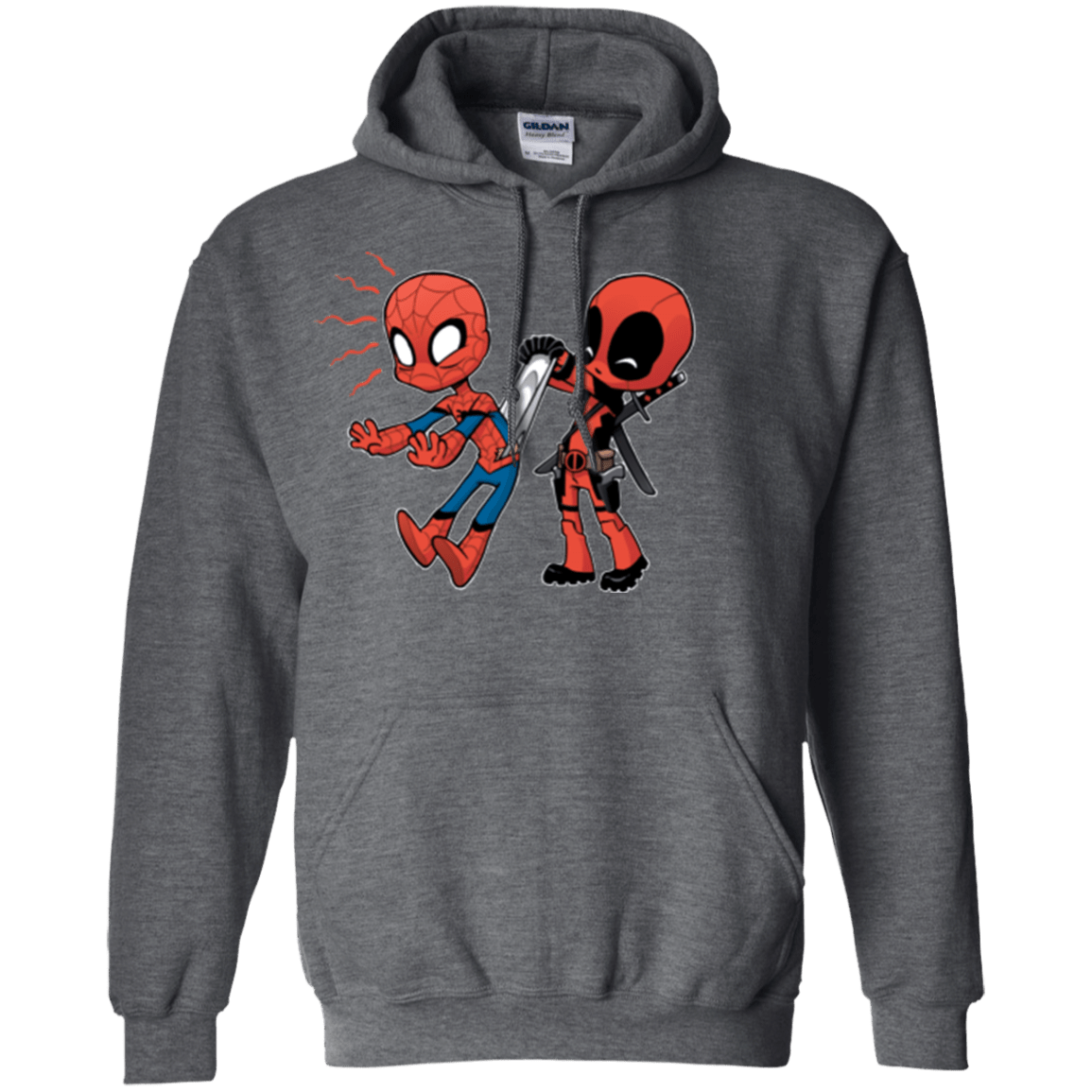 Sweatshirts Dark Heather / Small Underoos Pullover Hoodie