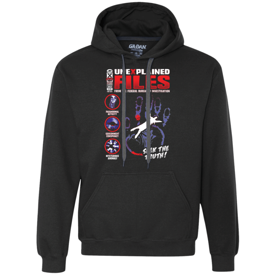 Sweatshirts Black / Small Unexplained Files Premium Fleece Hoodie