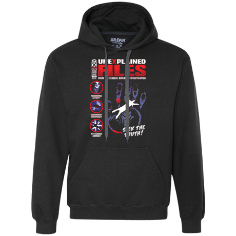 Sweatshirts Black / Small Unexplained Files Premium Fleece Hoodie