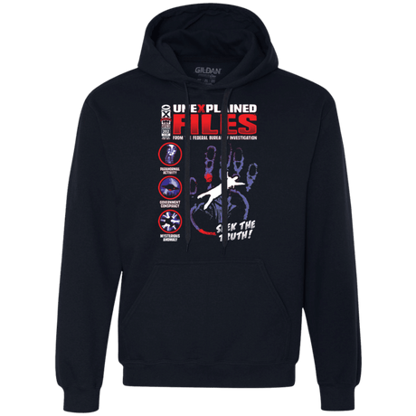 Sweatshirts Navy / Small Unexplained Files Premium Fleece Hoodie