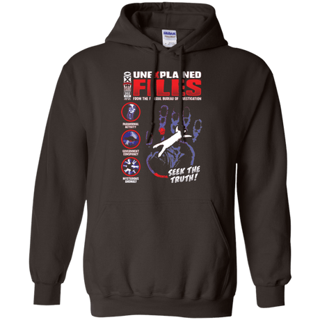 Sweatshirts Dark Chocolate / Small Unexplained Files Pullover Hoodie