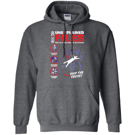 Sweatshirts Dark Heather / Small Unexplained Files Pullover Hoodie