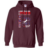 Sweatshirts Maroon / Small Unexplained Files Pullover Hoodie