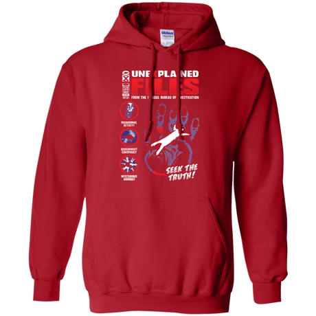 Sweatshirts Red / Small Unexplained Files Pullover Hoodie