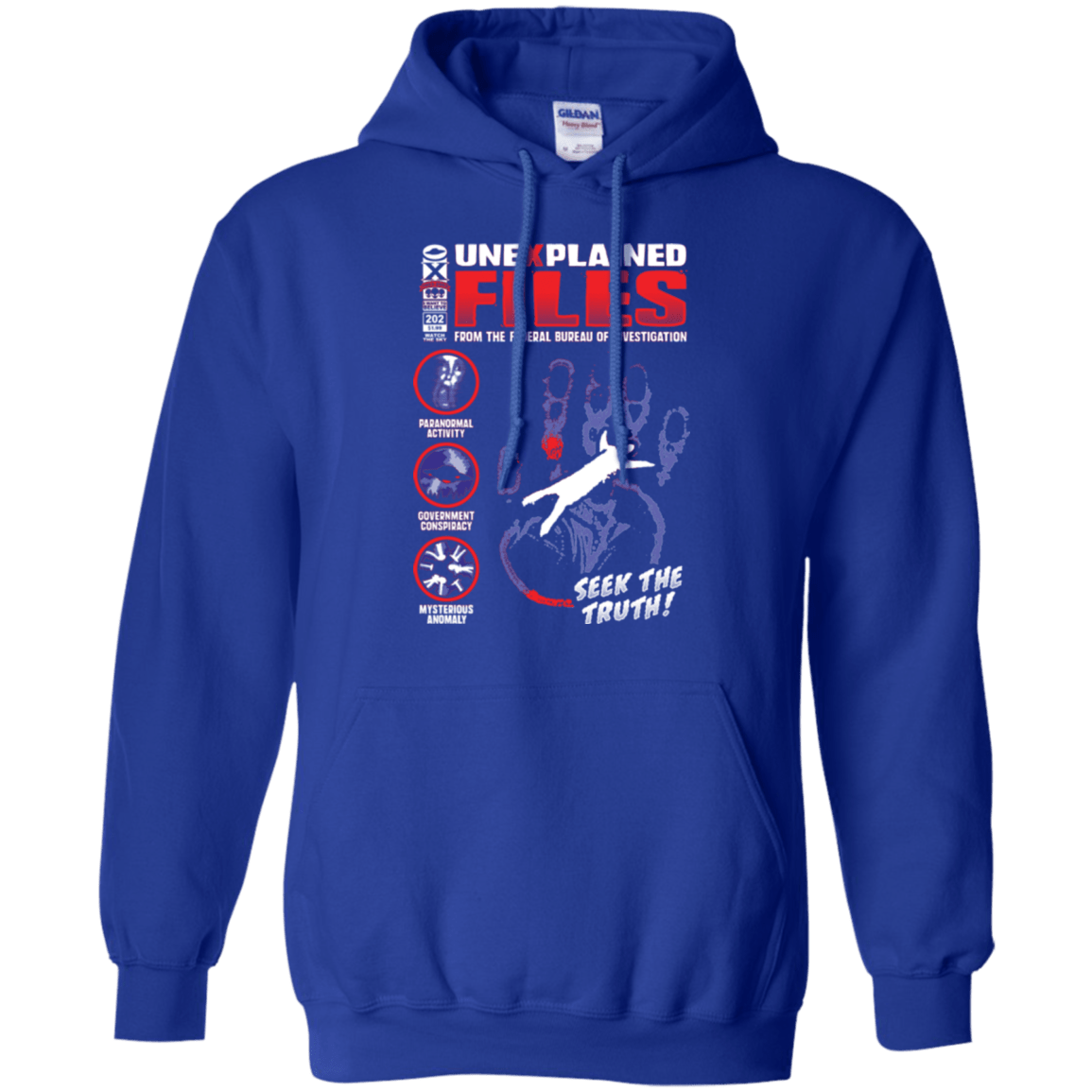Sweatshirts Royal / Small Unexplained Files Pullover Hoodie