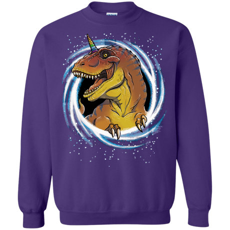 Sweatshirts Purple / S Unicornsaurus-Rex Crewneck Sweatshirt