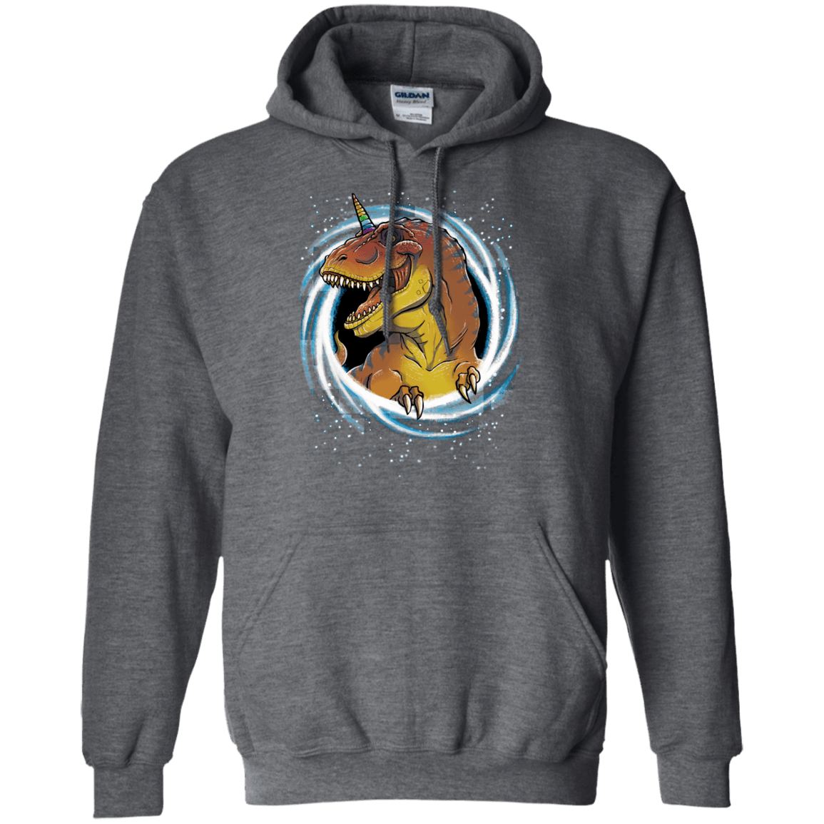 Sweatshirts Dark Heather / S Unicornsaurus-Rex Pullover Hoodie