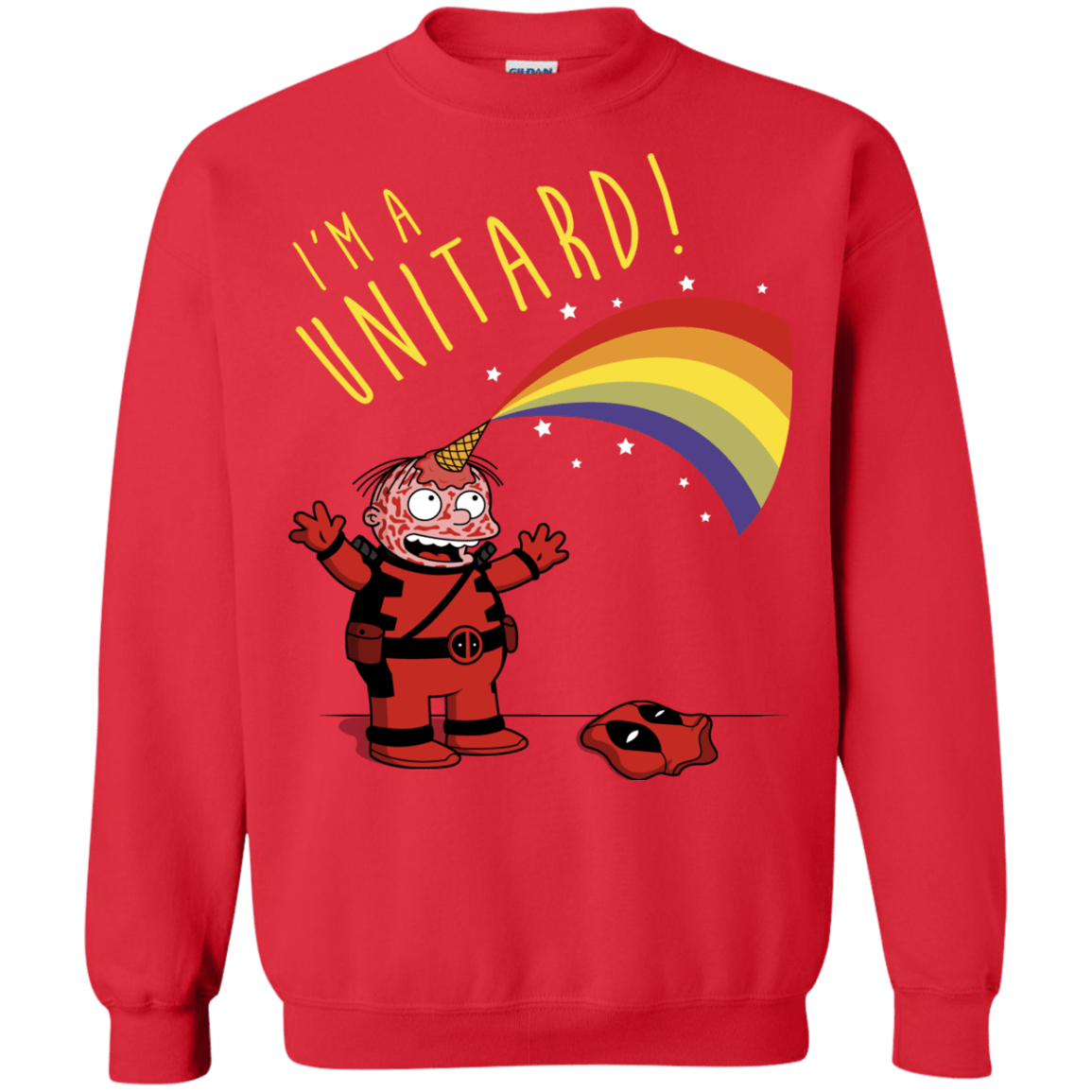 unitard-Raffiti Crewneck Sweatshirt